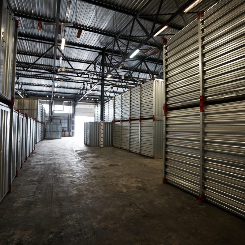 Dark cargo storage room Dark cargo storage room
